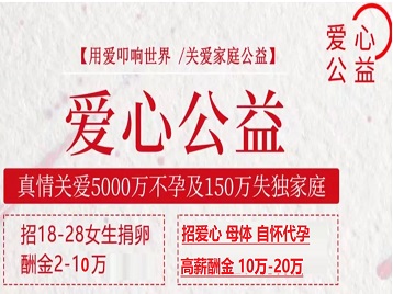 房山捐卵助孕生子 爱心志愿者招募